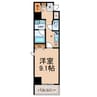 カーサビアンカ東岡崎 1Kの間取り