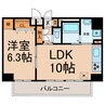 グランド・ノーザンクロス 1LDKの間取り