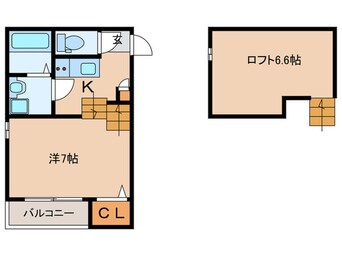 間取図 ハーモニーテラス柳堀