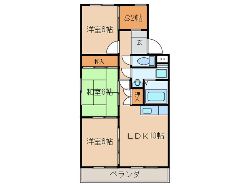 間取図 ファミ－ル小幡