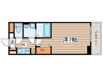 間取図 ジェルメ大喜新町Ⅱ