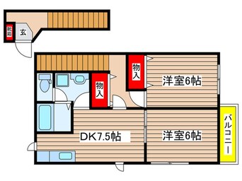 間取図 サフィニアガーデンB棟