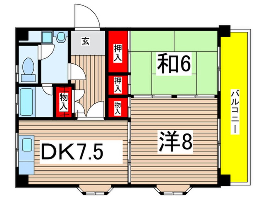 間取図 ＨＩＢＡＲＩ　ＨＩＬＬＳ