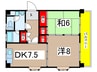ＨＩＢＡＲＩ　ＨＩＬＬＳ 2DKの間取り
