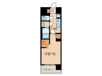 間取図 パルティール黒川本通り