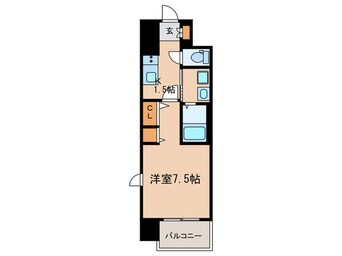 間取図 パルティール黒川本通り