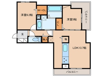 間取図 ポルターユ