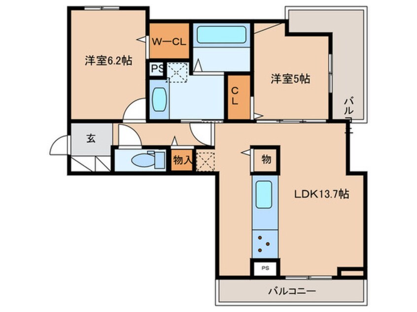 間取図 ポルターユ
