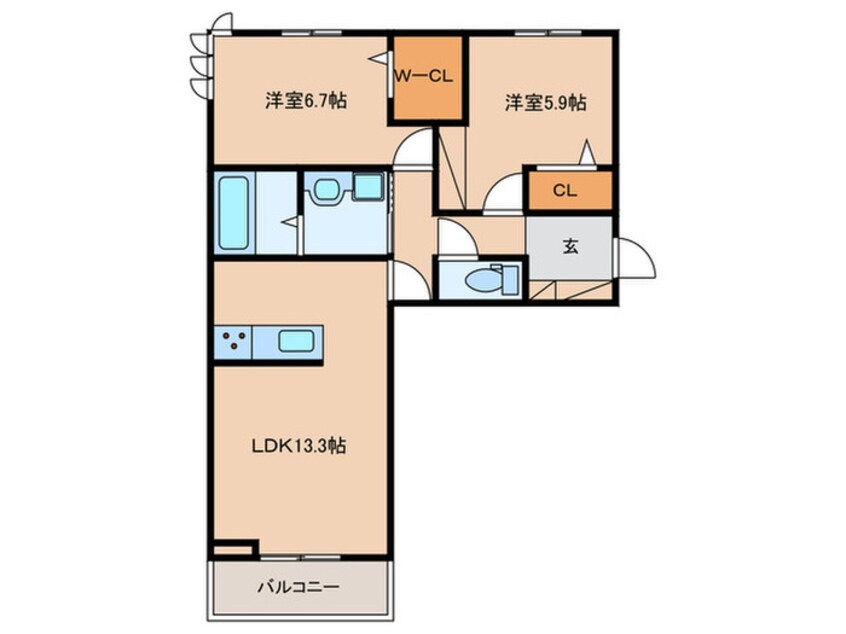 間取図 ポルターユ