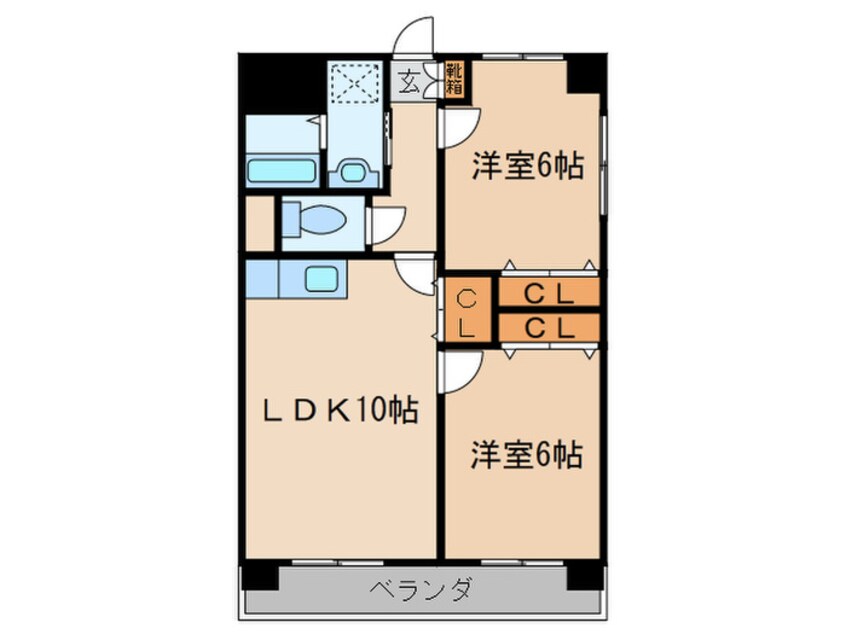 間取図 ブランメゾン辻本通