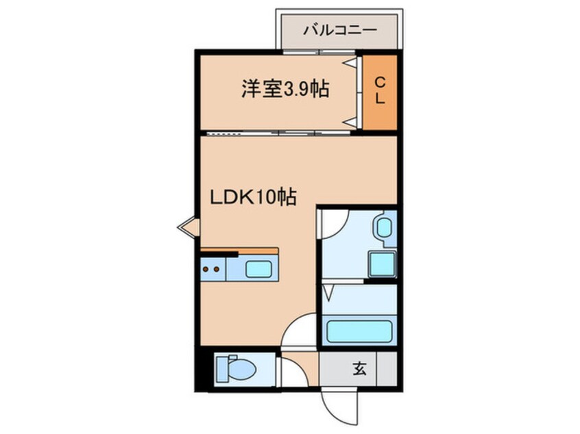 間取図 LECOCON岩倉V
