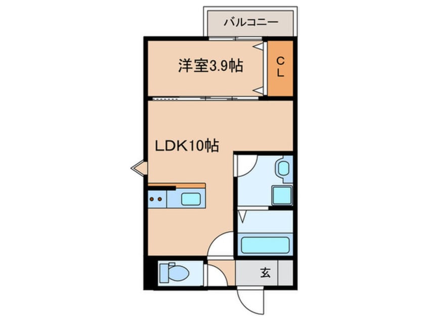 間取図 LECOCON岩倉V
