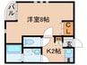 Ａ－レガ－ト大曽根 1Kの間取り