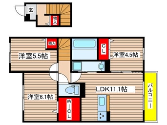 間取図 ソレイユ鴻の巣