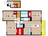 ソレイユ鴻の巣 3LDKの間取り