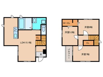 間取図 大嶋1-2-25KODATEXⅣ-A