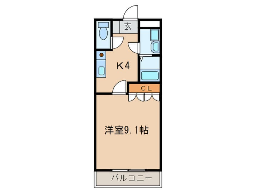 間取図 プチ・桃