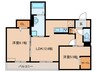 SOL 2LDKの間取り