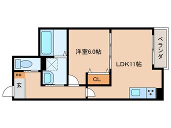 間取図 仮)日比津町1丁目フラットハウス