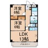 GreenAnnex2 2LDKの間取り