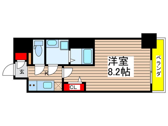 間取り図 エスリード新栄プライム(702)