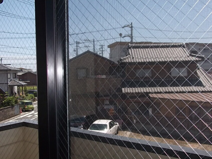 室内からの展望 Add wistaria