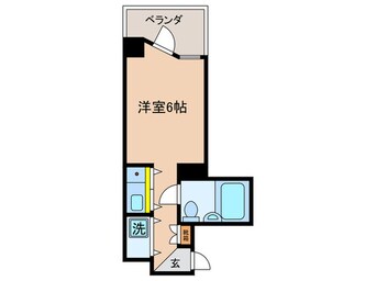 間取図 ﾁｻﾝﾏﾝｼｮﾝ丸の内第6(901)