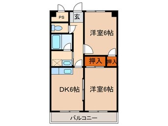 間取図 メゾンサンウエスト