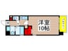 エルスタンザ栄南 1Kの間取り