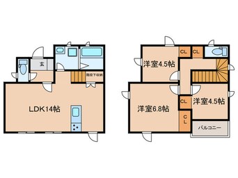 間取図 仮）稲垣ハウス2