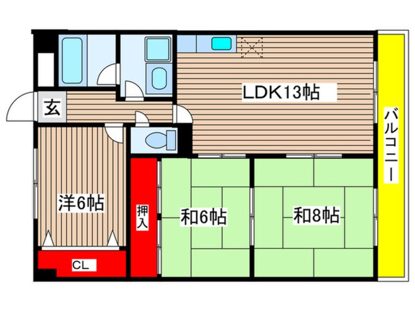 間取図 サンフレッチェ１５