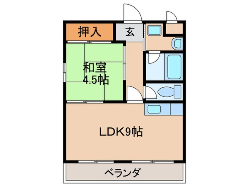 間取図 山文万場山ビル