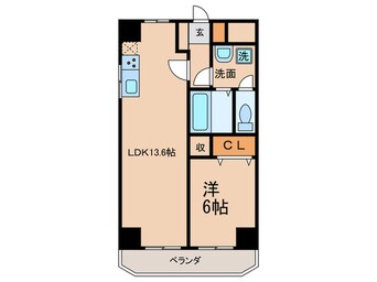 間取図 ハイライク栄ハイツ（801）