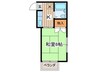 メゾンさかい 1Kの間取り