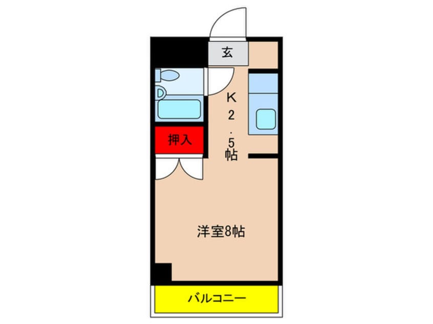 間取図 第２ビューハイツ兄山