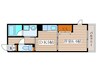 メゾンドヴェ－ル 1DKの間取り