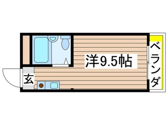 間取図 ビラ三秀植田