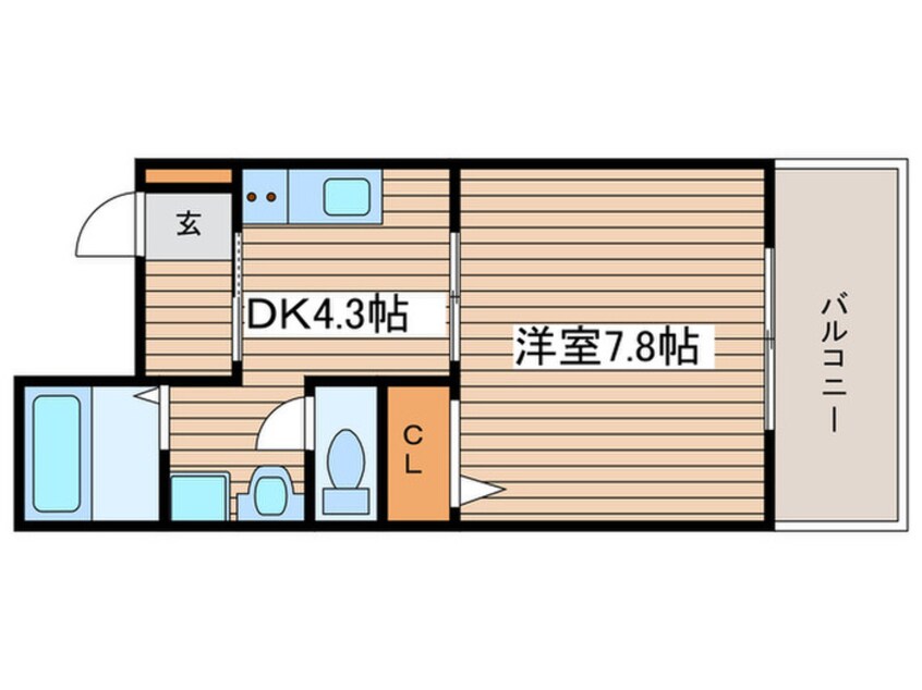間取図 エスタシオン新栄