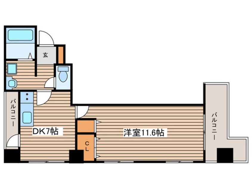 間取図 エスタシオン新栄
