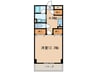 エスペランサ 1Kの間取り