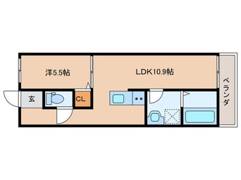 間取図 ティンガーラ須ヶ口　WEST