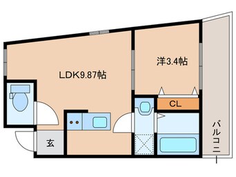 間取図 ティンガーラ須ヶ口EAST