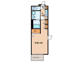 間取図 パルティール大曽根（1004）