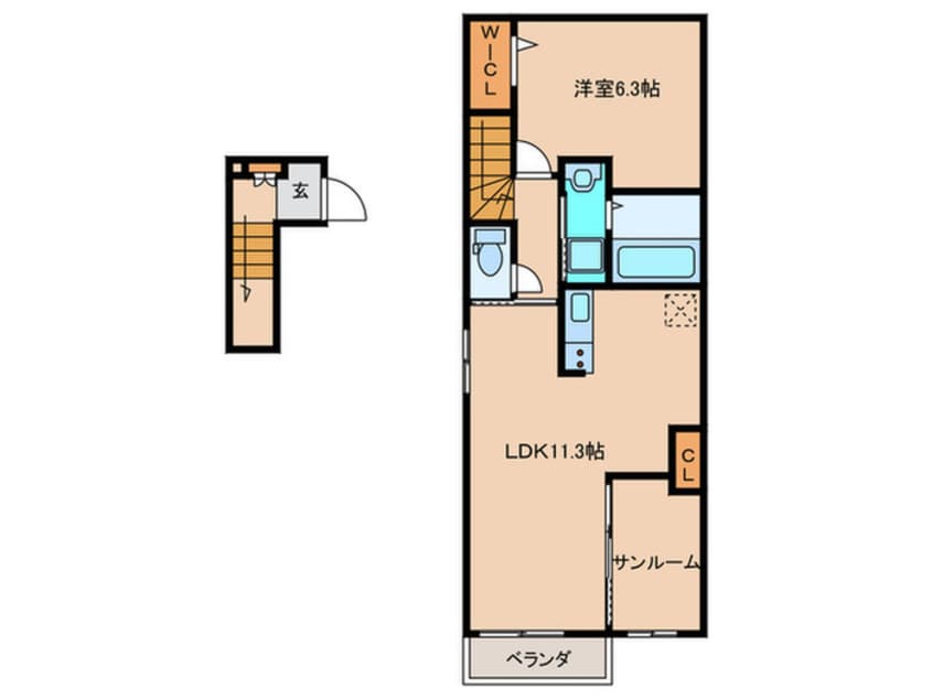 間取図 アムールⅠ
