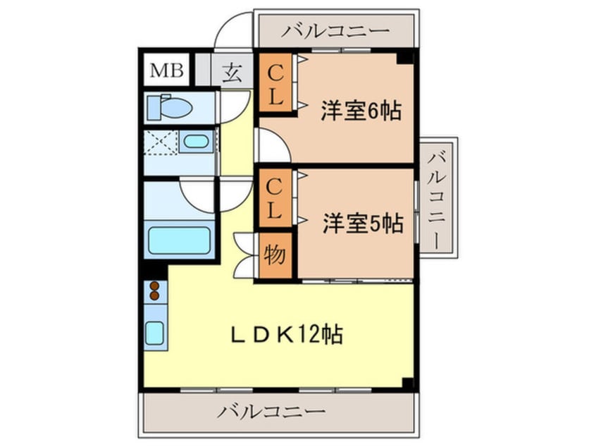 間取図 セルリア－ナ千種