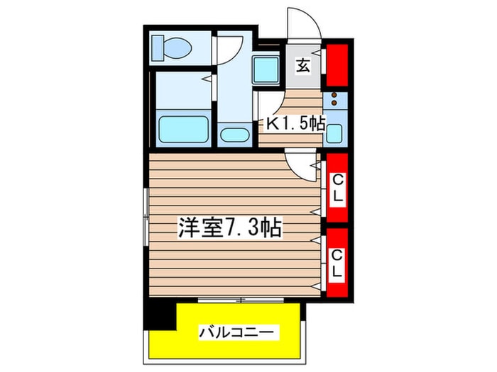 間取り図 ｴｲﾍﾟｯｸｽ名古屋鶴舞公園前(1003)