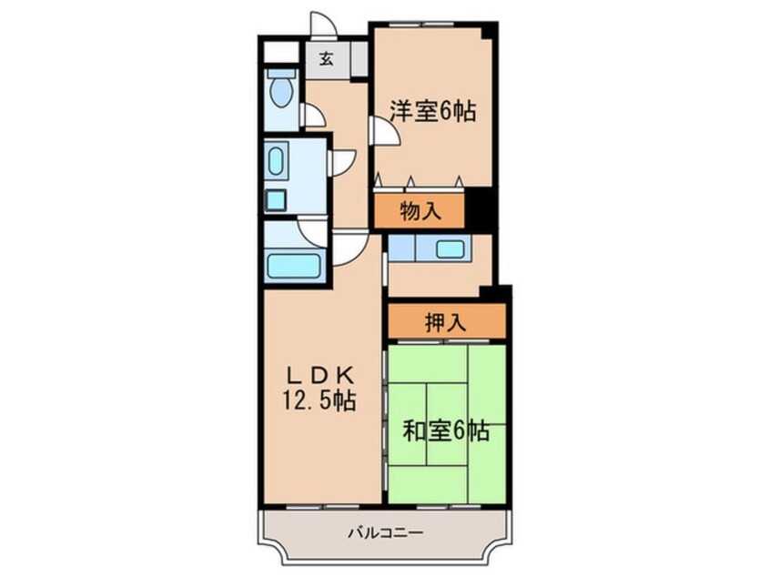 間取図 グリームオブ覚王山