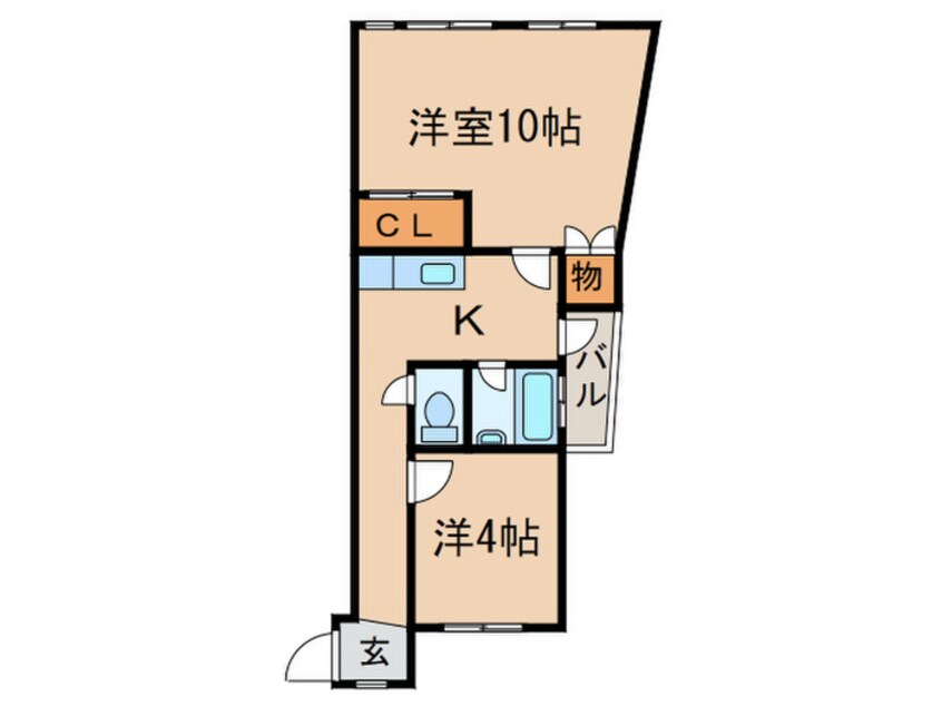 間取図 カヤノビル