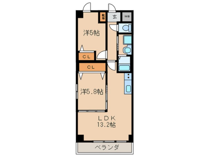 間取図 The Sengen Terrace