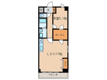 間取図 The Sengen Terrace